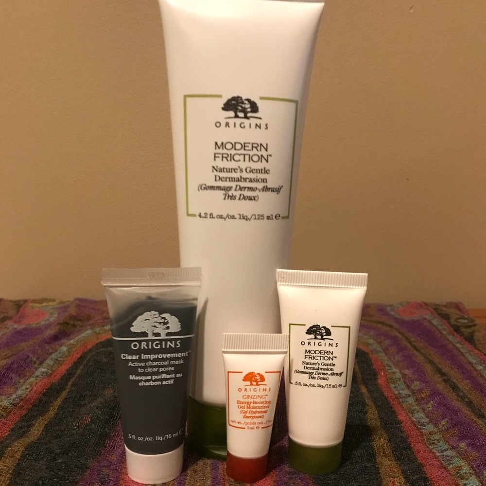 Bundle of origins facial products